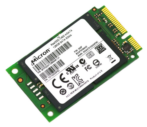 MTFDDAT128MAM-1J1 - MICRON 128GB MLC SATA 6Gbps mSATA SSD