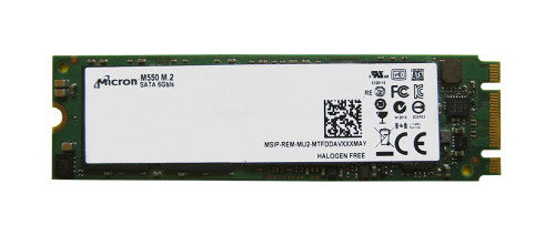 MTFDDAV512MAY1AH12ABYY - MICRON 512GB MLC SATA 6Gbps M.2 2280 SSD