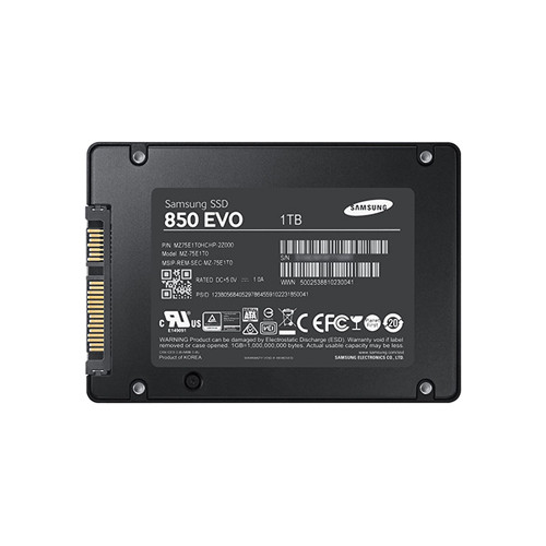 Samsung MZ-75E1T0 850 EVO Series 1TB TLC SATA 6Gbps SSD