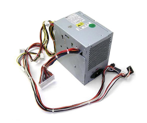 N375P - Dell 375-Watts Power Supply for Dimension 9100 9150 9200 and Precision 380 390 XPS 400 410 420