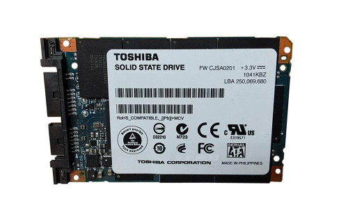 Toshiba 128GB MLC SATA uSATA 1.8 Internal SSD for ProLiant DL360p Gen8 Servers