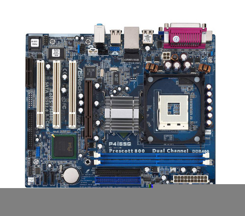 P4I65GSR ASRock P4i65G Socket 478 Intel 865G + ICH5 Chipset Intel Pentium 4/ Celeron D Processors Support DDR 2x DIMM 2x SATA 1.50Gb/s Micro-ATX Motherboard
