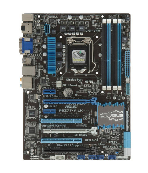 P8Z77VLK1 - ASUS LGA1155 Z77 ATX DDR3 Motherboard