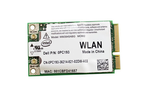 PC193 - Dell Intel WM3945ABG WiFi Mini PCI Express Card