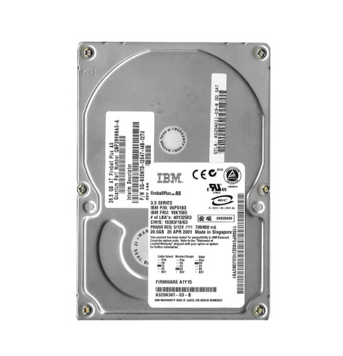 QMP20000AS-A - Quantum 20GB 7200RPM IDE/ATA 3.5" HDD