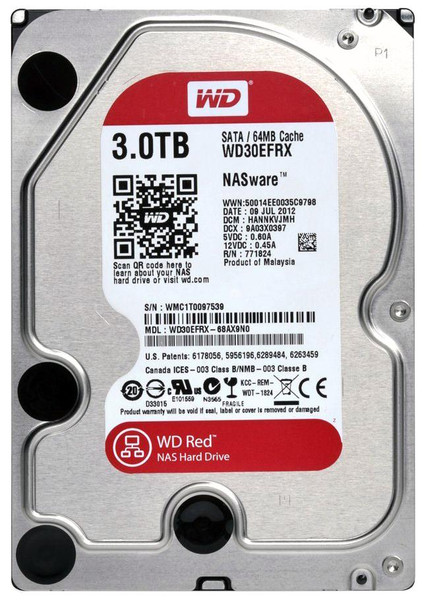 WD30EFRX-B2 WD Red 3TB Internal Hard Drive