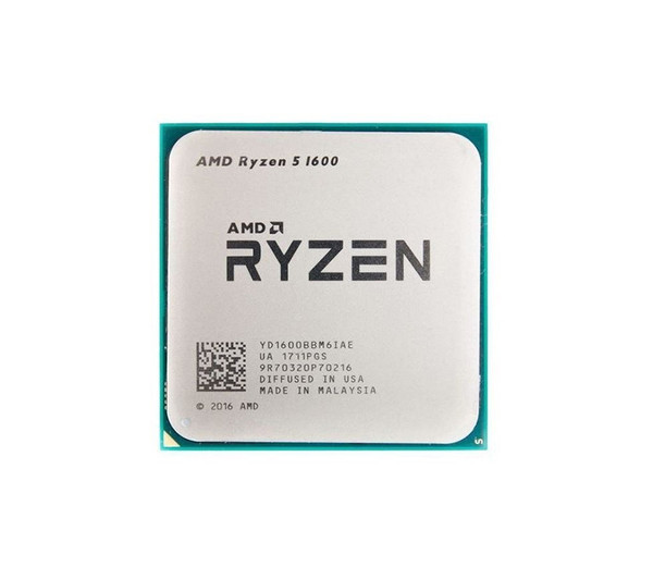 YD1600BBAEBOX - AMD Ryzen 5 1600 Hexa-core 6 Core 3.2GHz 16MB L3 Cache  Socket AM4 Processor