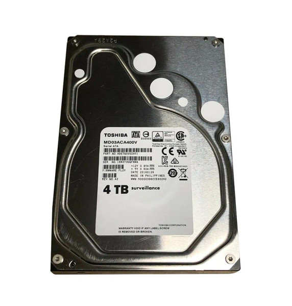 Toshiba MD03ACA400V 4TB 7200RPM SATA 6Gbps 3.5Internal Hard Drive