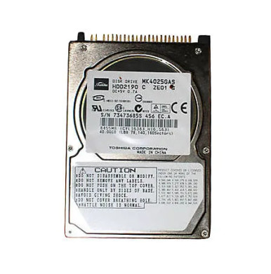 Toshiba 40GB 2.5-Inch IDE PATA Hard Drive - 4200RPM Laptop HDD MK4025GAS (Open Box)