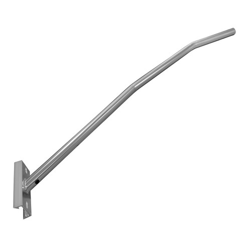 4 Foot Elliptical Bracket for Wood Poles, 2 Inch Diameter Aluminum Pipe (EPB1098)