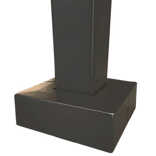 Square Steel Security Camera Pole QS25S4SQ188S Dynamic View