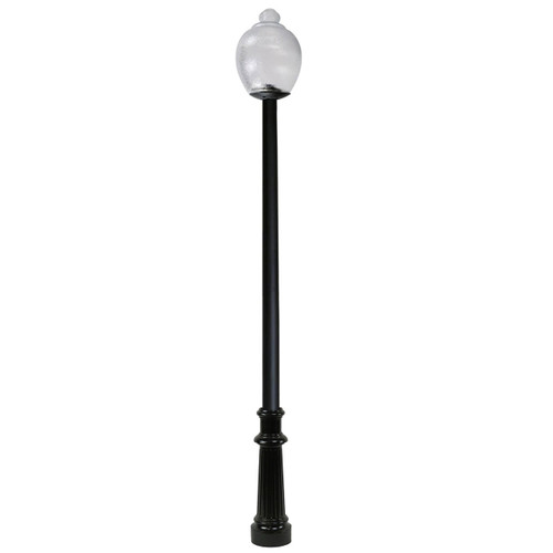 Wexford LED Light Pole Kit with Economy Acorn Fixture 3 Inch Diameter Light Pole - Direct Burial-Thumbnail
