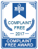 Complaint Free Award
