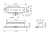 Seymour Duncan APS-2 Alnico II Pro Strat single coil pickup - flat