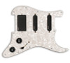 EMG KH20 Kirk Hammett S / S / 81 Prewired Pickguard / Pickup set white pearloid / black