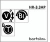 Bartolini HR-3.3AP Pre-Wired 2 Band EQ Active/Passive Vol, stacked bass/treble & blend