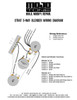 Mojotone Pre-Wired Strat Blender Guitar Wiring Harness