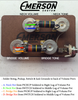 Emerson Custom Les Paul Premier Pro Prewired Kit - 550k long shaft pots