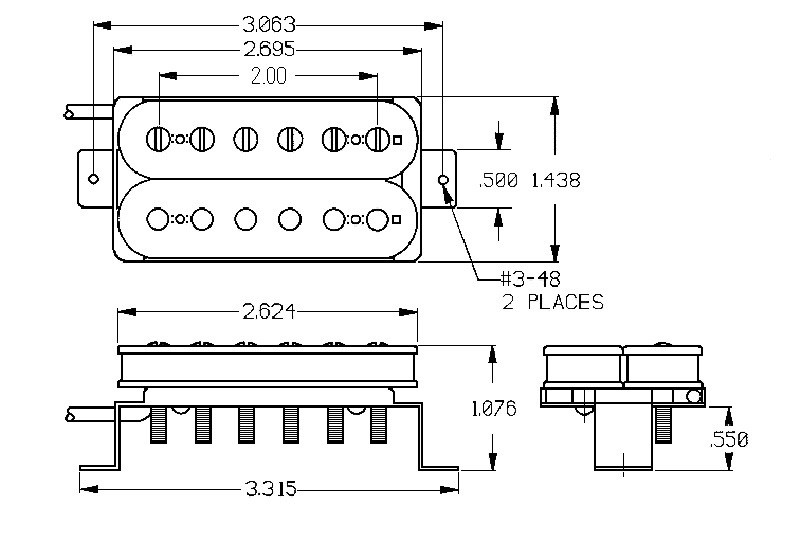Seymour Duncan SH-1 '59 Bridge Humbucker - zebra