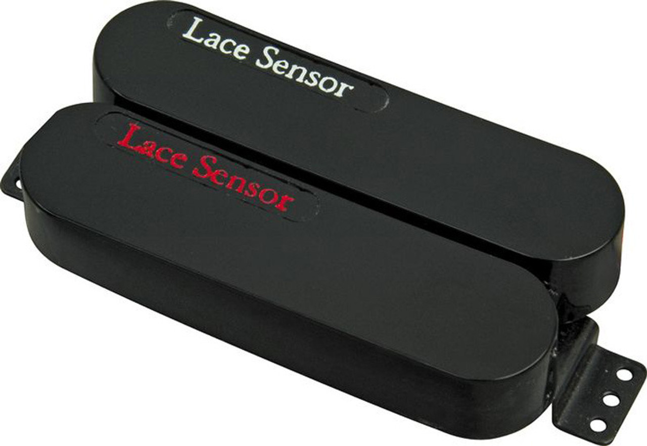 Lace Sensor Dually Red/Silver bridge pickup - black