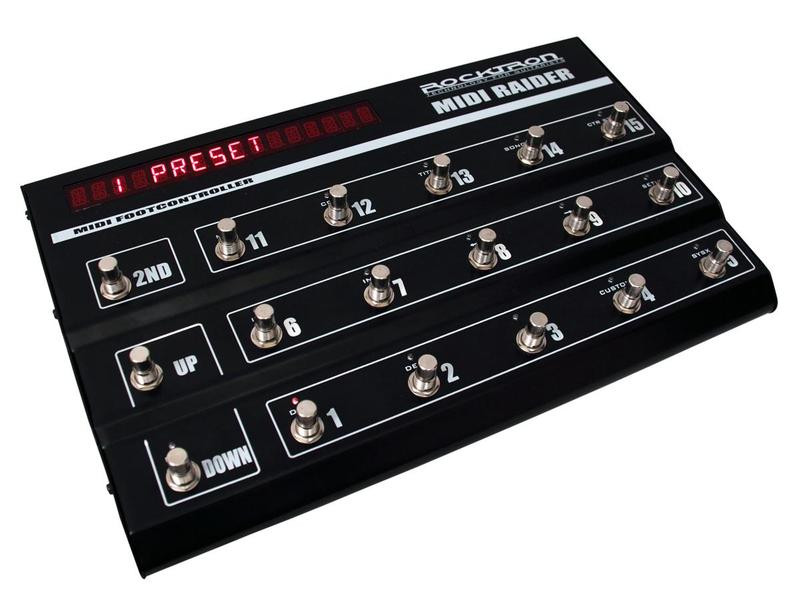 Rocktron MIDI Raider foot controller - Macdaddy Music