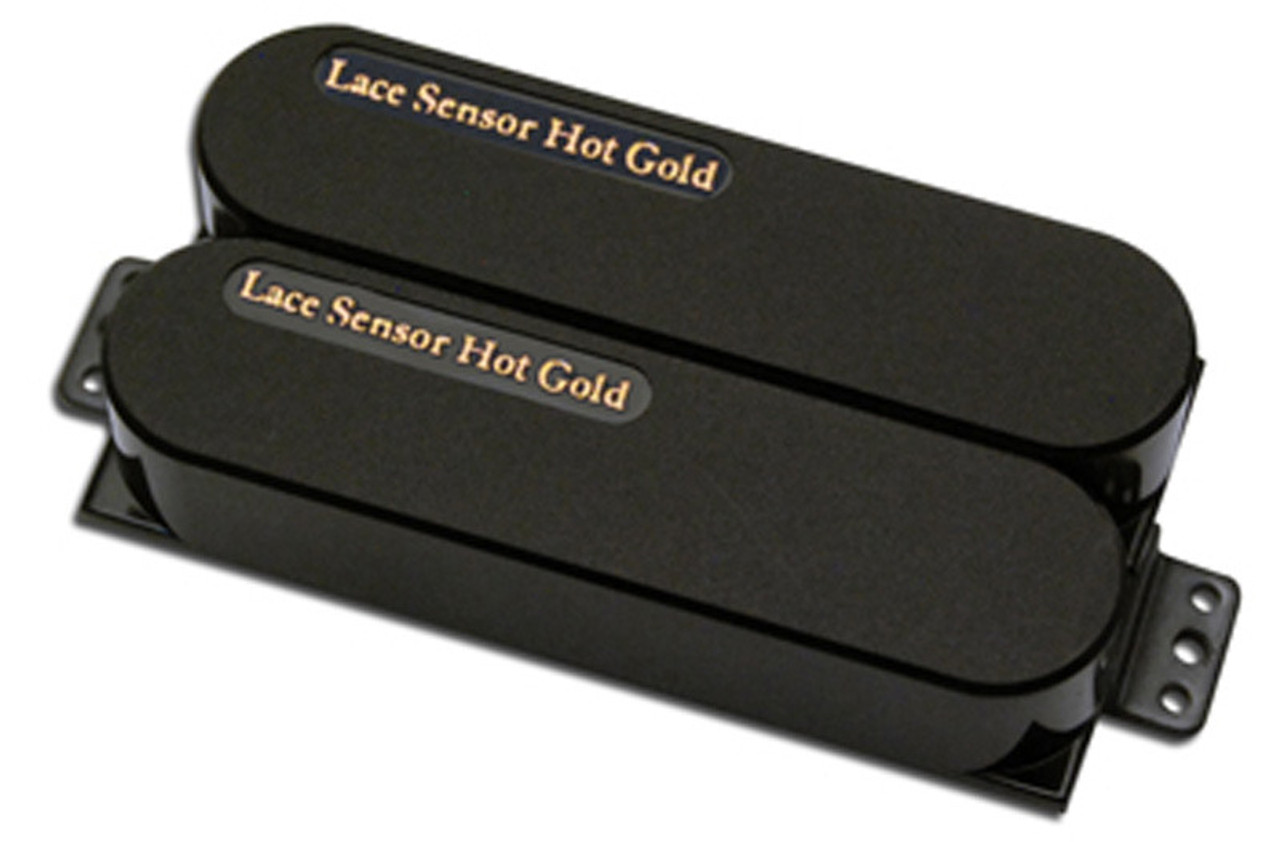 Lace Sensor Hot Gold Dually Bridge pickup - black