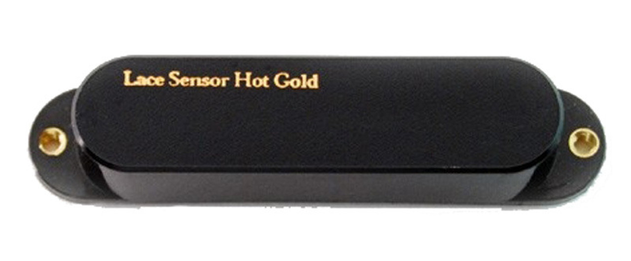 Lace Sensor Hot Gold Bridge 13.2k Single Coil Pickup - black