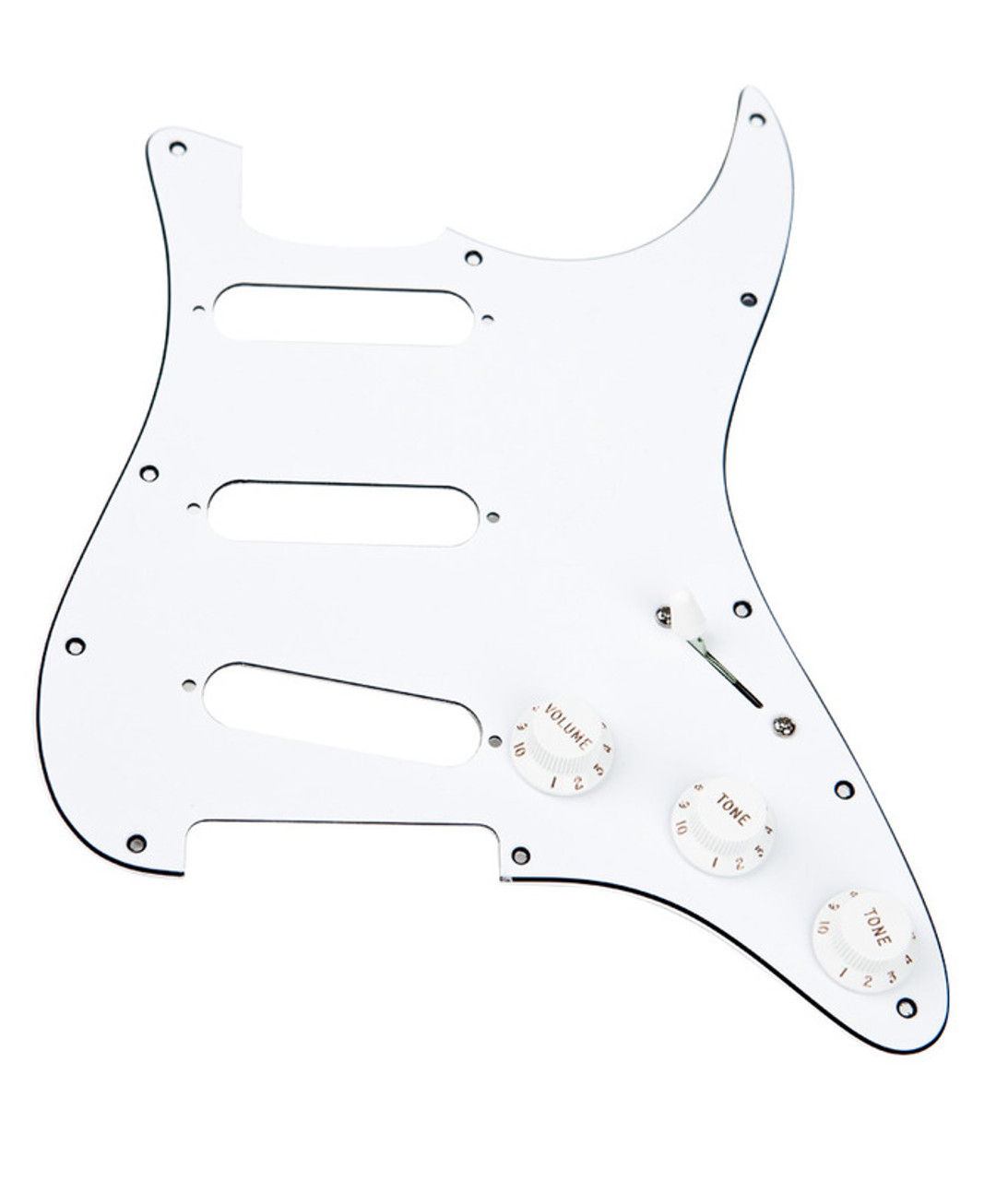 Seymour Duncan BYOP Strat Prewired Pickguard - white