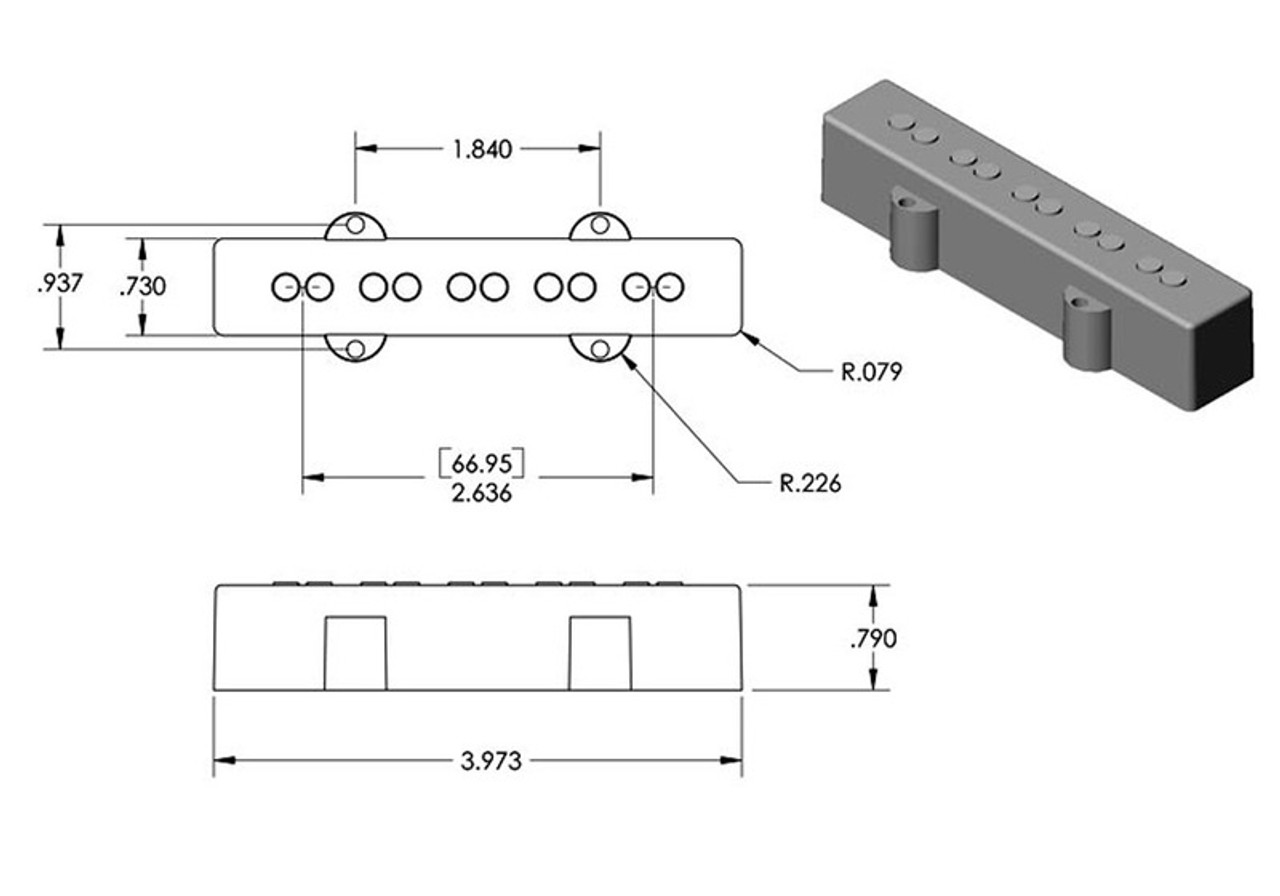 Seymour Duncan SJ5 67/70 Fender Jazz Bass V Pickup Set