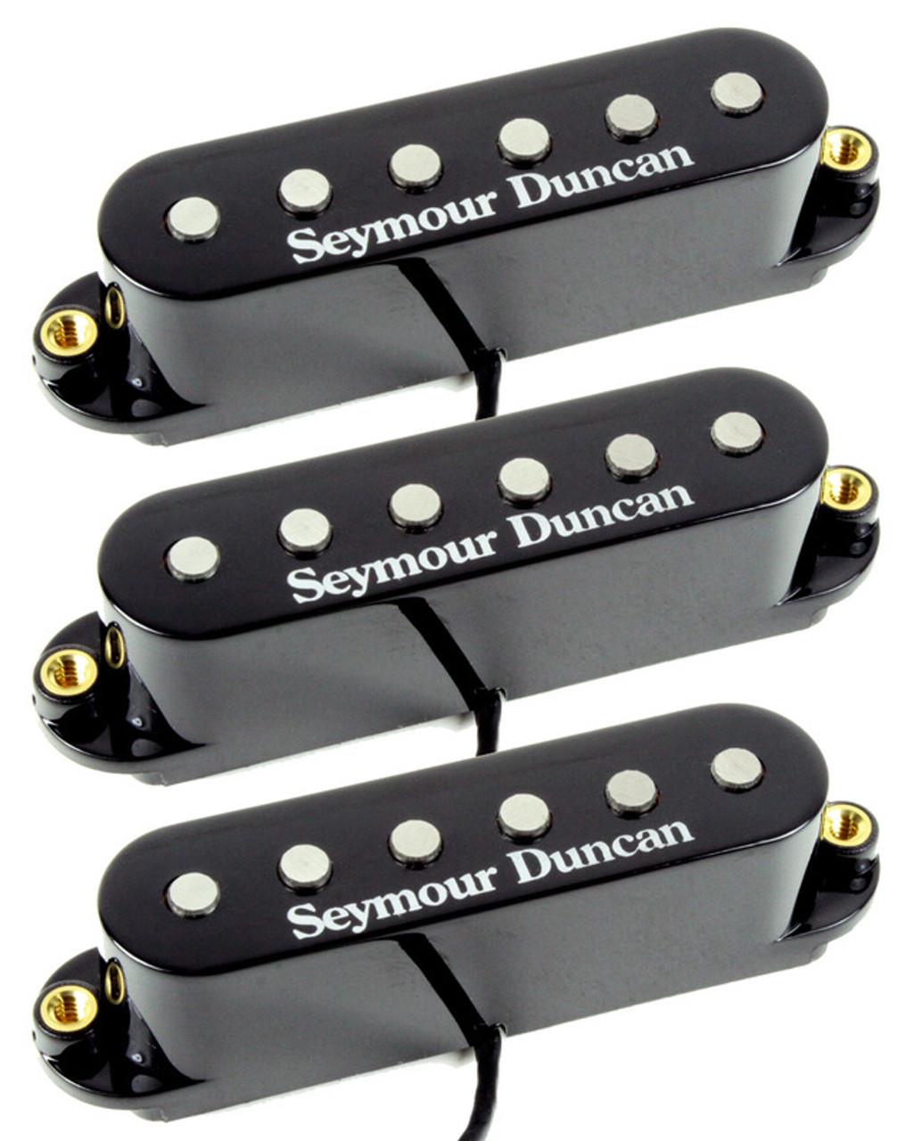 Seymour Duncan STK-S4 Classic Stack Plus Pickup Set for Strat - black