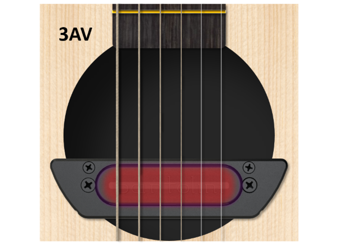 Bartolini 3AV Acoustic Guitar Soundhole pickup
