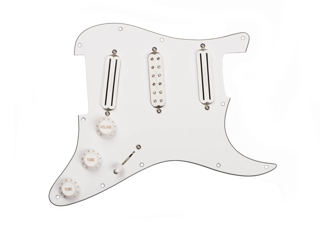 Seymour Duncan Dave Murray Loaded Pickguard - white