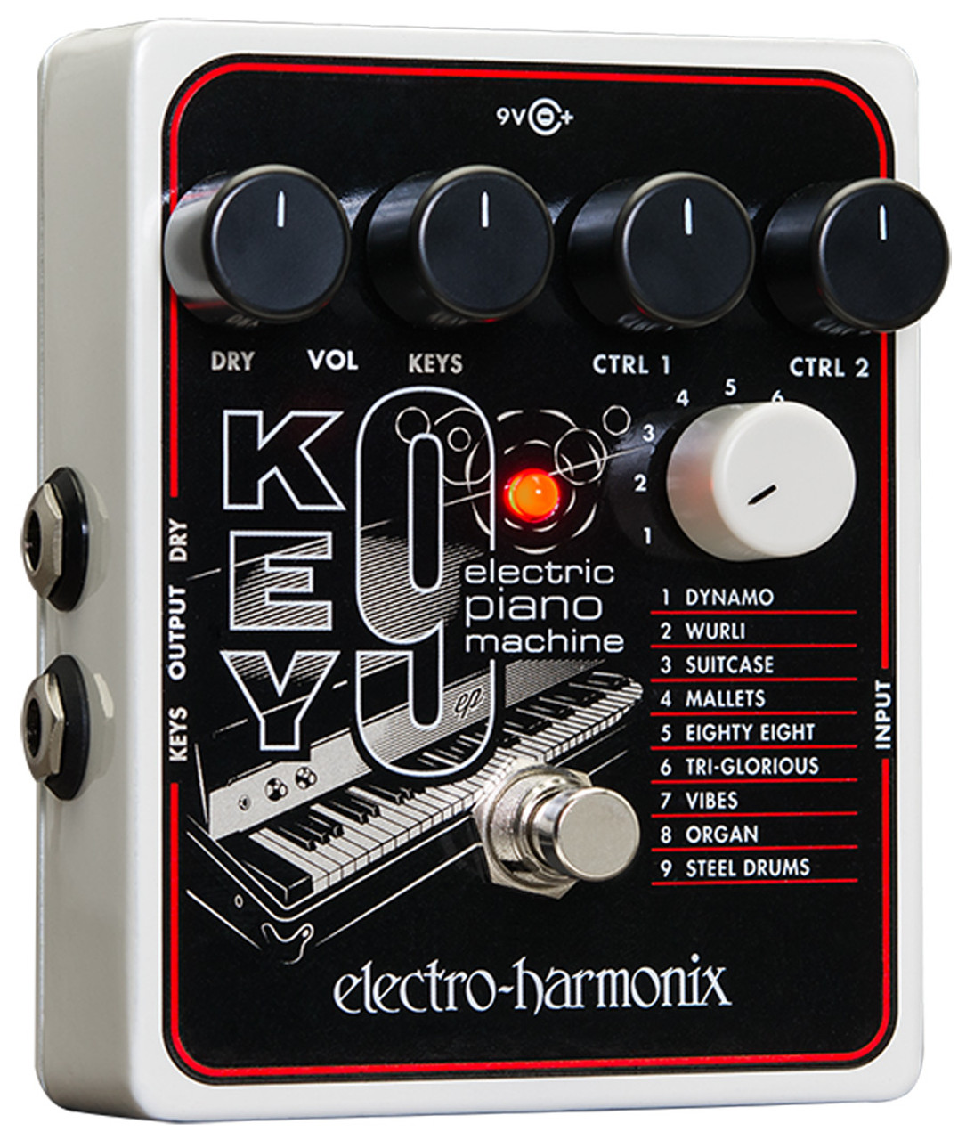 Electro-Harmonix C9 Organ Machine 9-Preset Organ Emulation Guitar Effect  Pedal