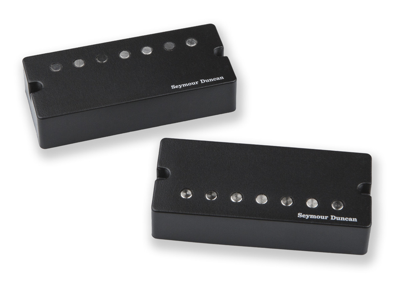 Seymour Duncan Jeff Loomis Blackouts 7 String Active Mount Humbucker set - black