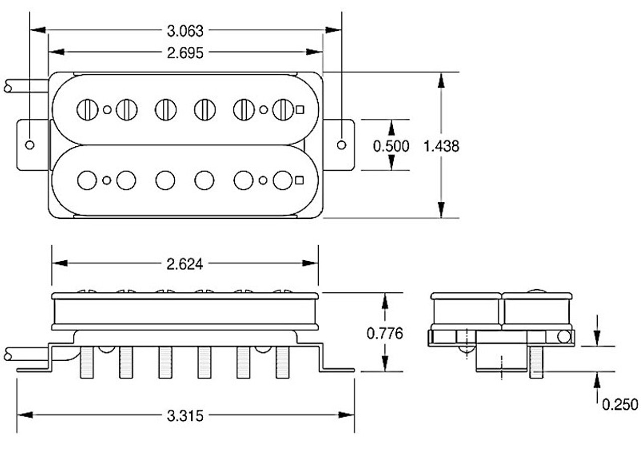 Seymour Duncan Saturday Night Special Bridge Humbucker - gold