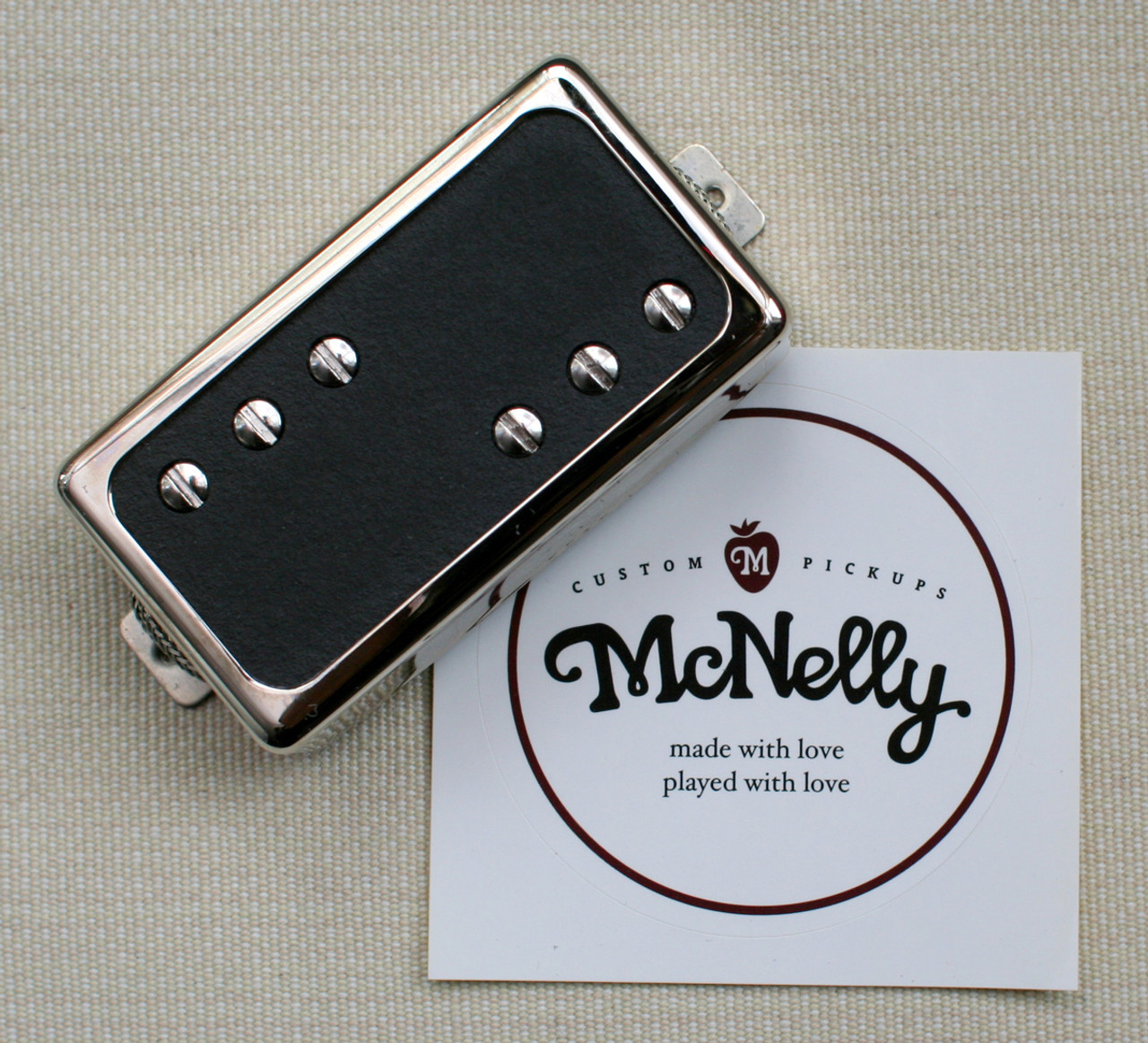 McNelly Pickups V2 Stagger Swagger Humbucker set - open nickel cover