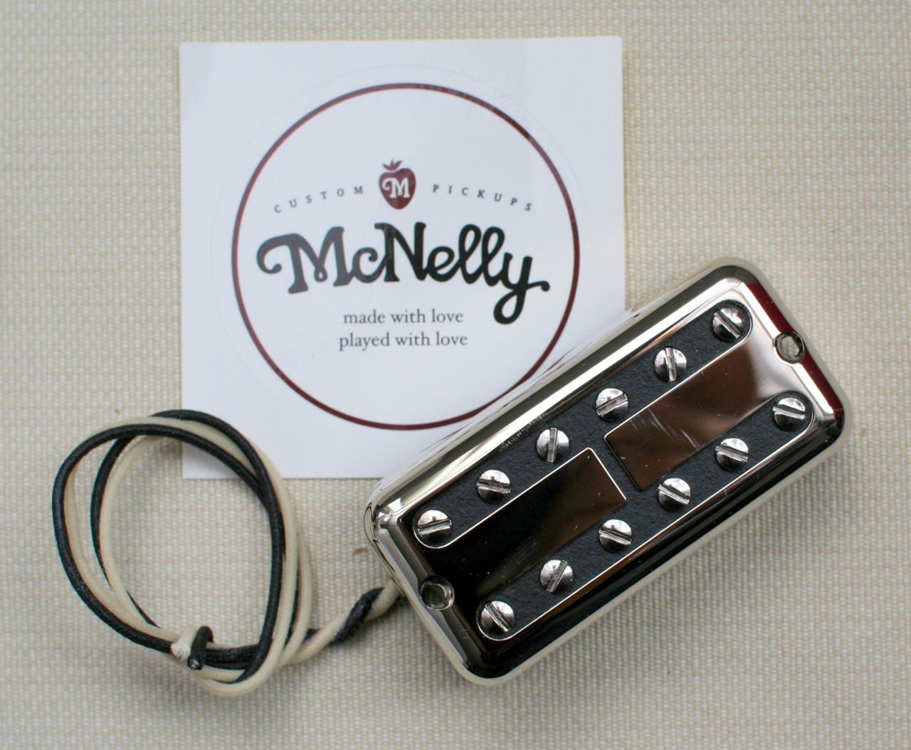 McNelly Pickups SparkleTron Humbucker set - nickel