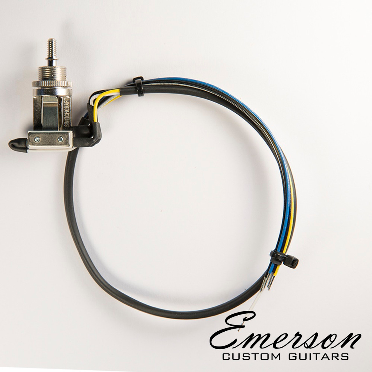 Emerson Custom Short Straight Switchcraft Prewired 3-Way Toggle Switch