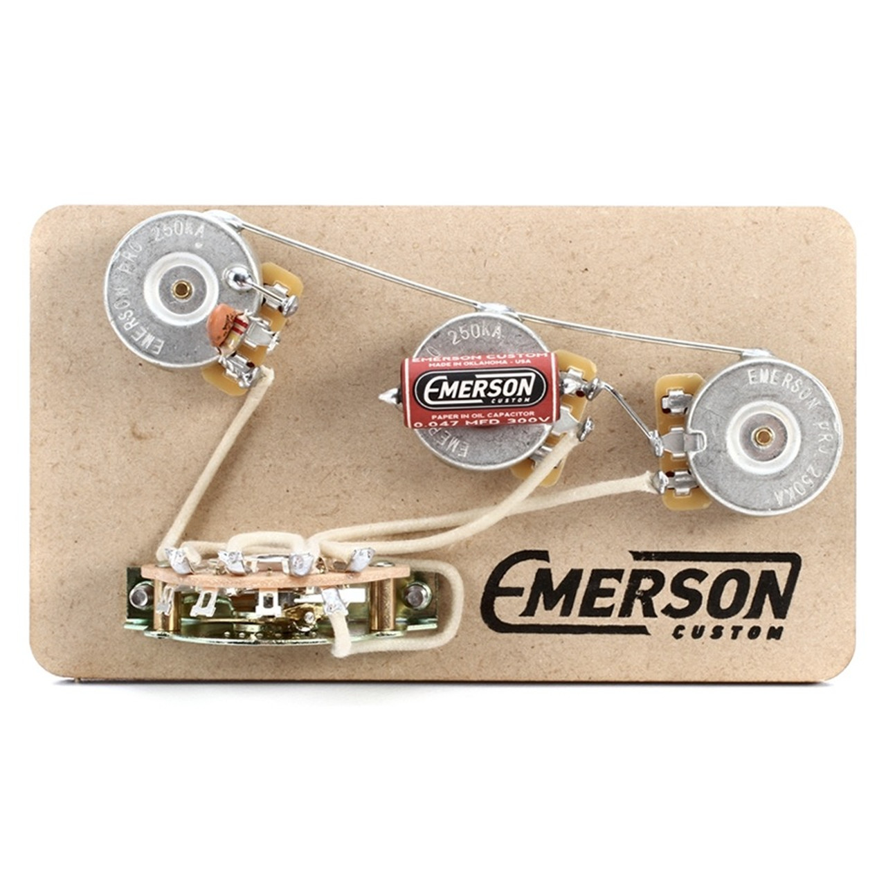 Emerson Custom Strat 5-Way Blender Prewired Kit