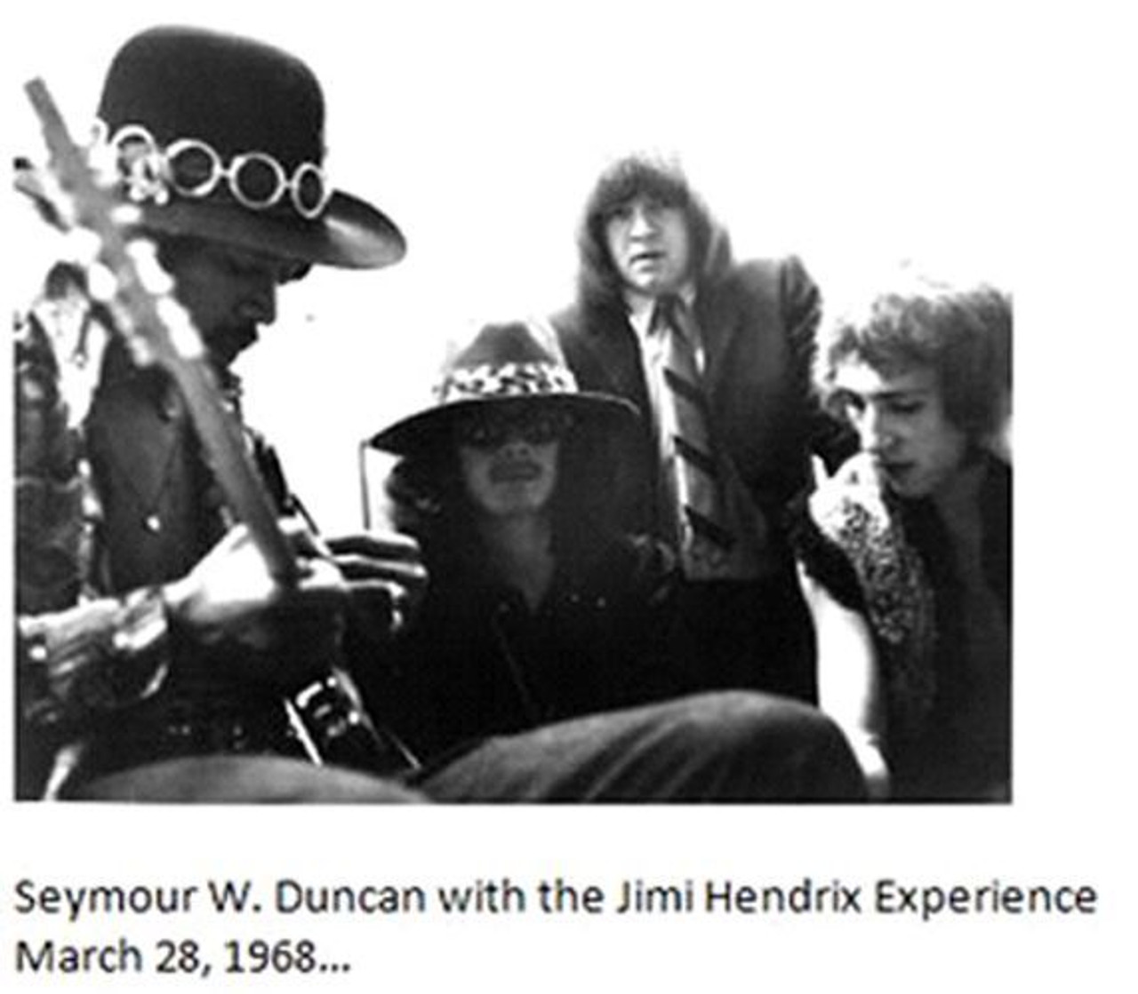 Seymour Duncan Jimi Hendrix Strat Pickup Set - white
