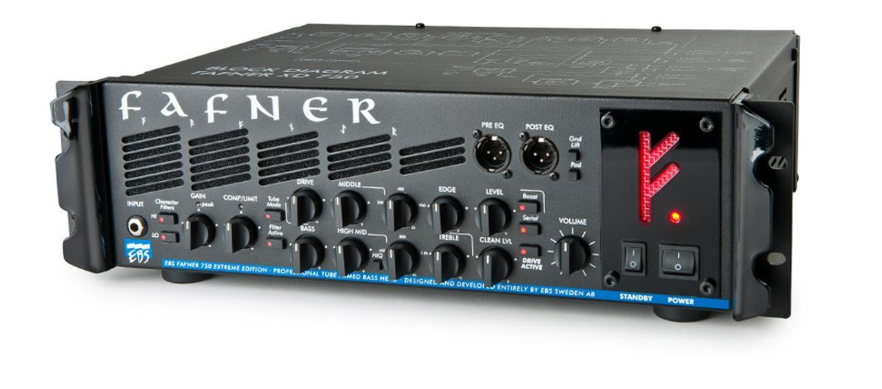 EBS Fafner II Dual Channel 750W Bass Amplifier
