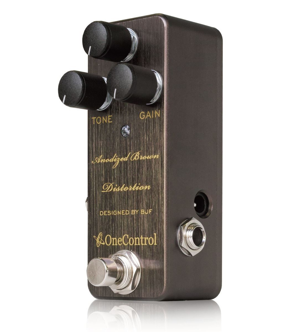 One Control BJF Designed Anodized Brown Distortion pedal