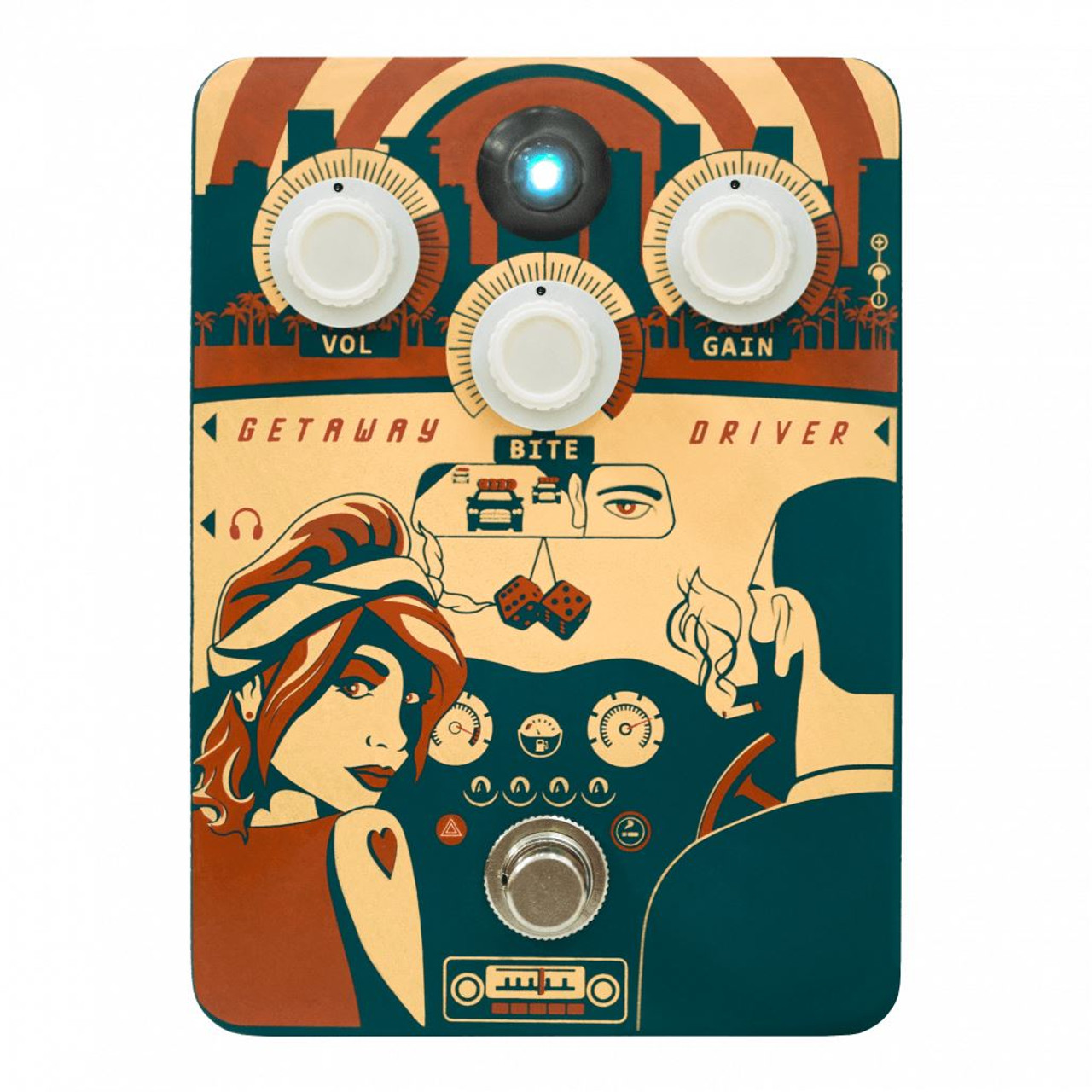 GETAWAY DRIVER OVERDRIVE | CAB SIM | CL… Orange Getaway Driver Overdrive & CabSim pedal - Macdaddy Music
