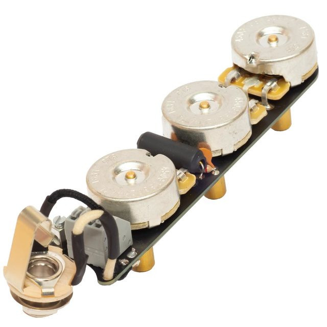 ObsidianWire Tradition Vintage for Jazz Bass pre-wired kit - 250k CTS pots