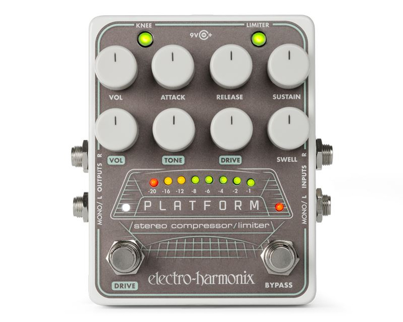 Electro-Harmonix Platform Stereo Compressor / Limiter pedal