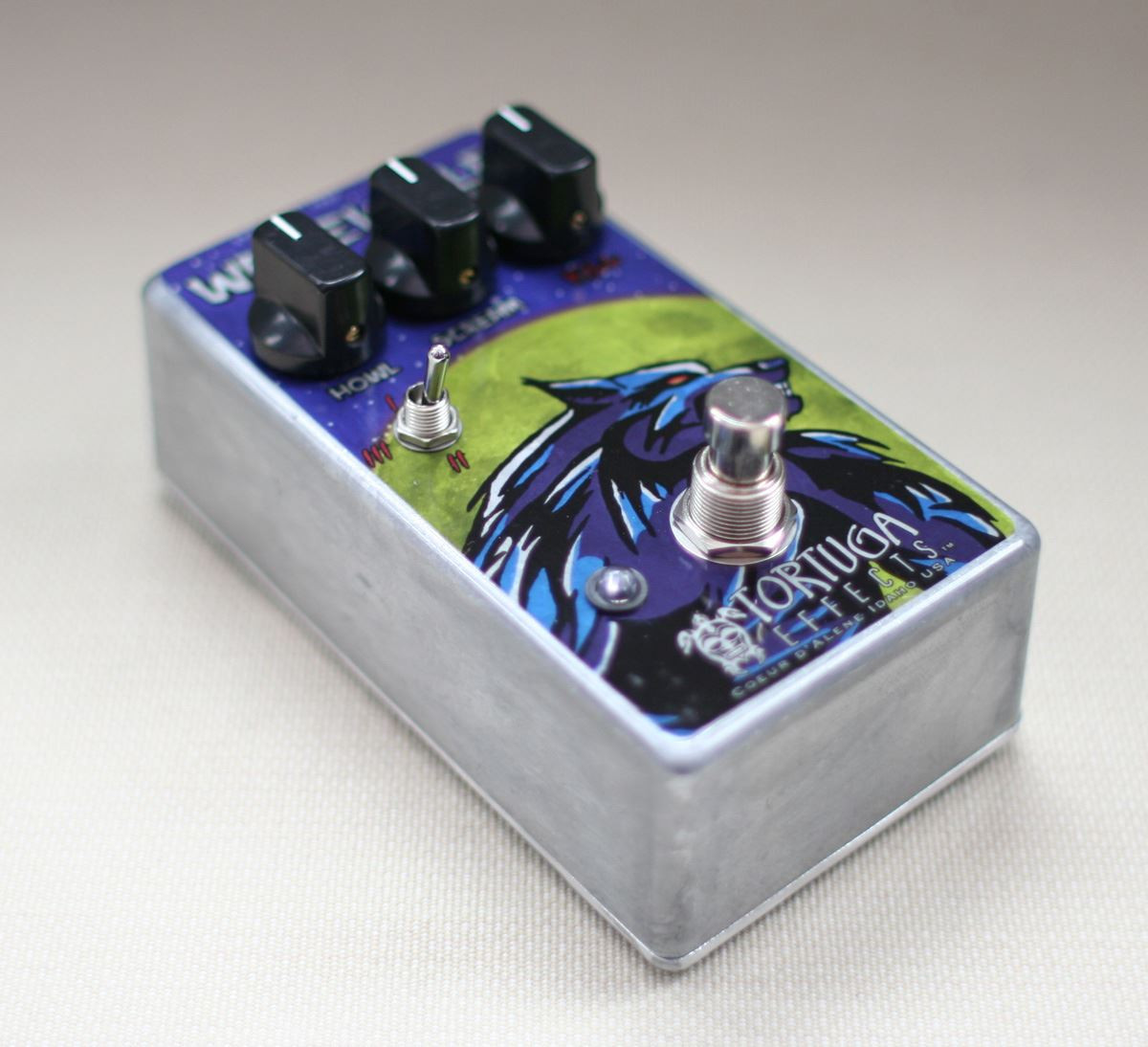 TORTUGA EFFECTS GALAPAGOS ギターエフェクター Tortuga Effects Werewolf Junior Over-Stortion pedal - Macdaddy Music