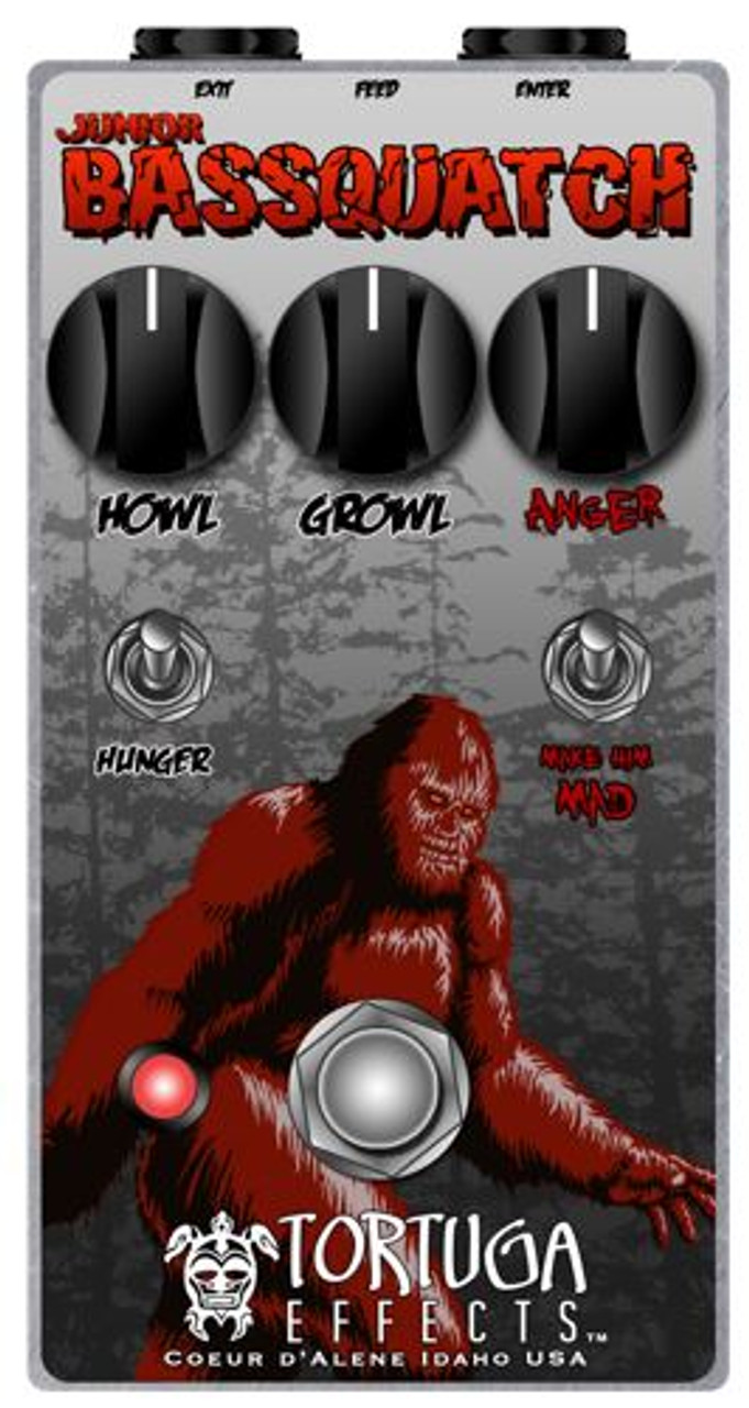 Tortuga Effects Junior Bassquatch Bass Fuzz pedal