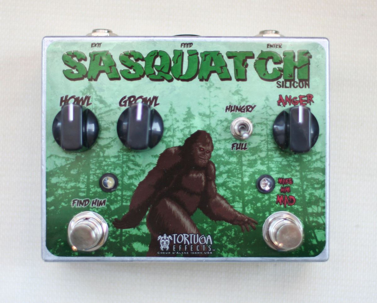 Tortuga Effects Sasquatch Dual Silicon Fuzz pedal