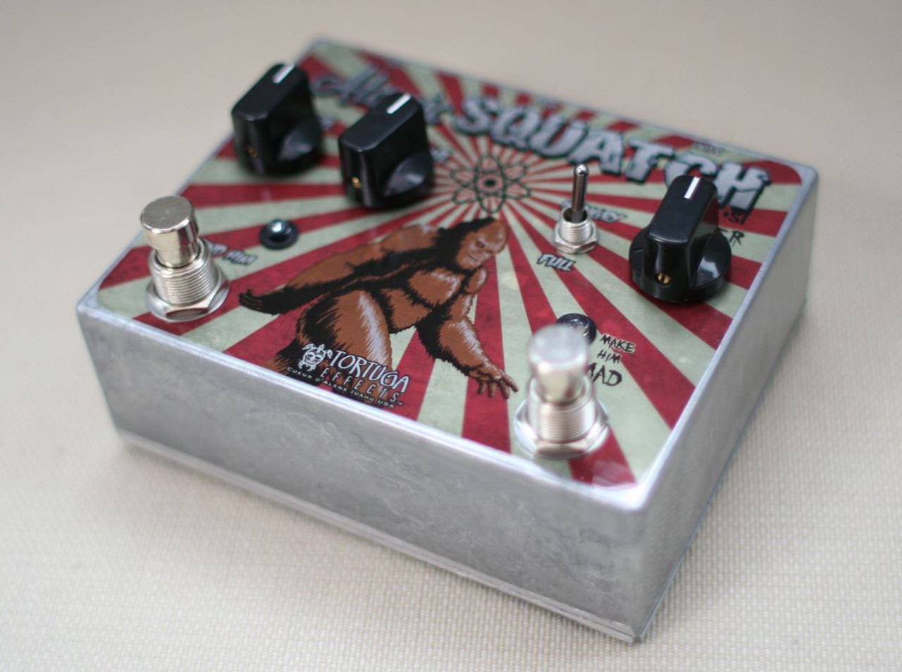 Tortuga Effects Atomic Sasquatch Dual Ge & Si Fuzz pedal