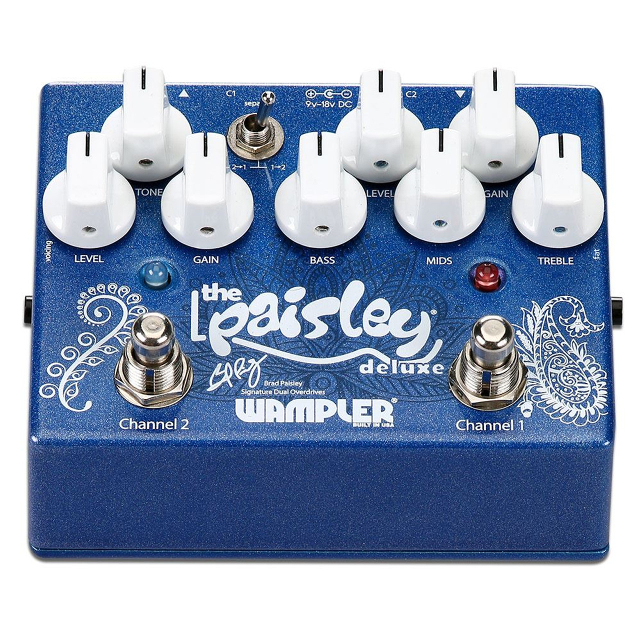 Wampler Pedals Paisley Deluxe Overdrive pedal